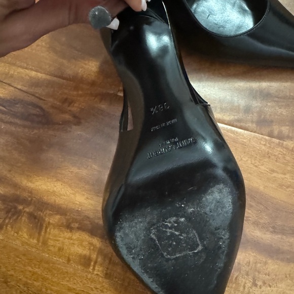 Saint Laurent slingback pumps in black size 38.5 - Picture 6 of 6